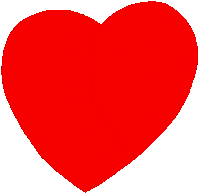 Sticker gif. Message appearing stroke by stroke on a big red heart, a white script font with pale pink hearts and action marks reading, 'Thank you.'