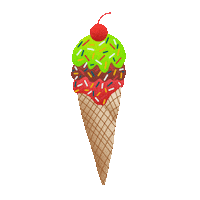 Ice Cream Love Sticker