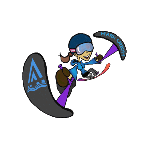 Skier Sticker by Access Adventures