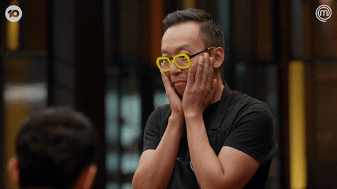 Crying Nervous GIF by MasterChefAU