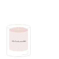 Relax Candle Sticker by The Little Market