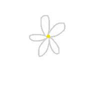lulalila_art art white flower artist Sticker