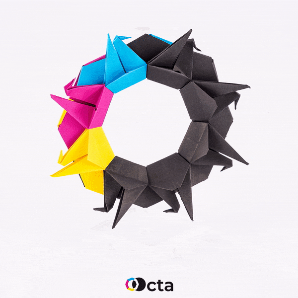 Octadigital stop motion origami octa octadigitalit GIF