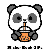 Bubble Tea Drinking Sticker by Sticker Book iOS GIFs