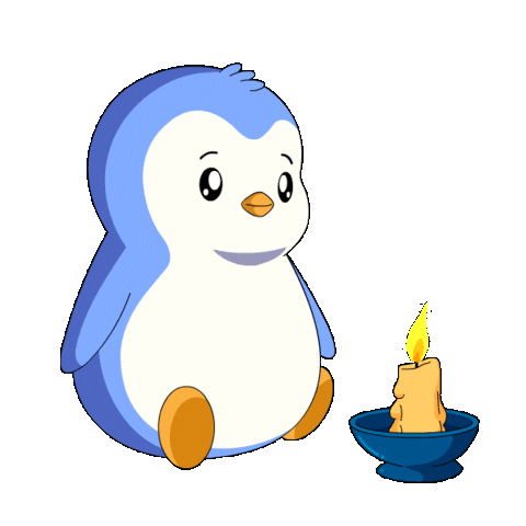 Penguin Burn Sticker by Pudgy Penguins