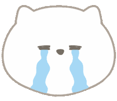 Sad Cat Sticker