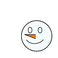 bckywng snowman snow day bckywng taste the snow Sticker