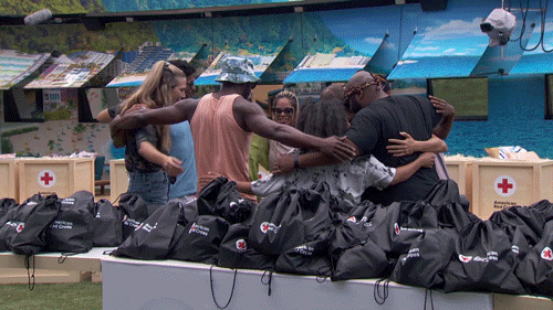 Happy Group Hug GIF by Big Brother