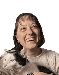Cat Reaction Love Cats Sticker