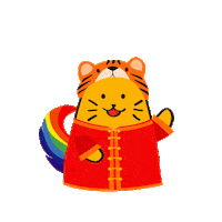 Chinese New Year Tiger Sticker by AVANA Asia