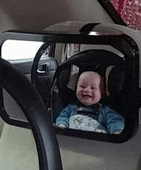 Tommys_Express baby laughing surprise scared GIF