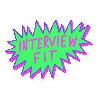 Interview Unemployment Sticker by megan lockhart