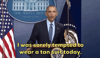 news barack obama president obama press conference tan suit GIF