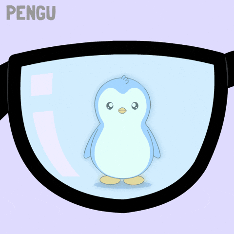 Eyes Looking GIF by Pudgy Penguins