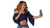 Feliz Selfie Sticker by Salon Line
