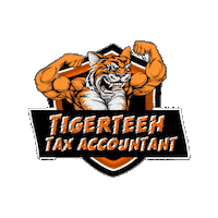 Tigerteehh tigerteeh accounting services tax accountant Sticker