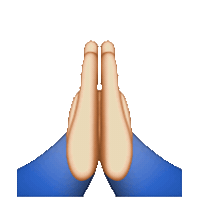 High Five Praying Hands Sticker by imoji