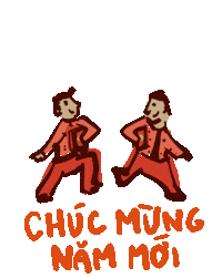 Happy New Year Luck Sticker