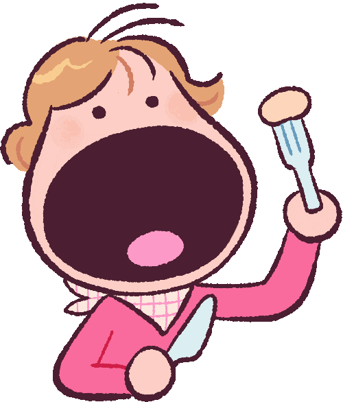 leayancis giphyupload eat lea mignon Sticker