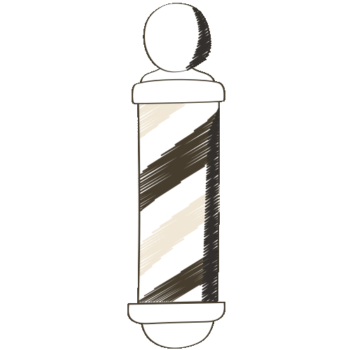 holytiger giphyupload tiger barber haircut Sticker
