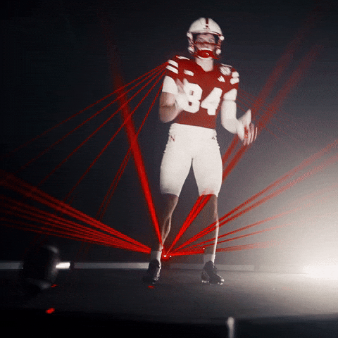 Lets Go Football GIF by Huskers