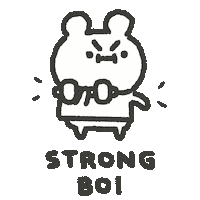 Doodle Bear Sticker by Simian Reflux