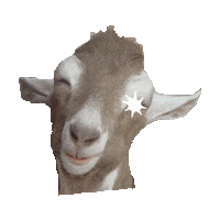 Goat Smile Sticker by imoji