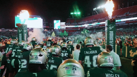 College Football GIF by USF Athletics