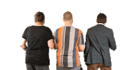 grappige-zaken theater cabaret trio comedians Sticker
