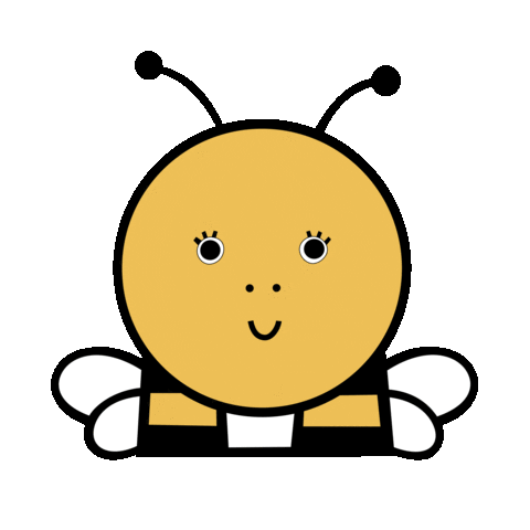 Bumble Bee Sticker by Dinoski