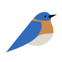 Blue Bird Birds Sticker by National Audubon Society