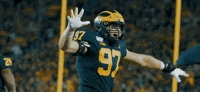 Go Blue College Football GIF by Michigan Athletics