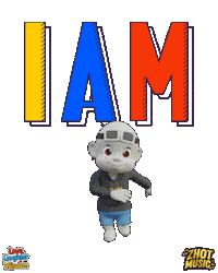Being I Am Sticker by Zhot Music