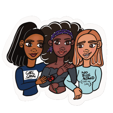 Best Friends Sticker by JellaCreative
