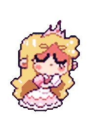 underKactus2D giphyupload pixelart princess npc Sticker
