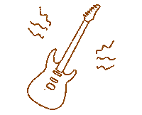 stephanievsandoval guitar juntos Sticker