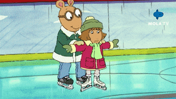 Happy Ice Skating GIF by Mola TV Kids