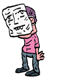 Mask Rolling Sticker