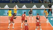 Smash China GIF by Volleyball World