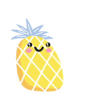 Fruit Pineapple Sticker by Shiseido Indonesia