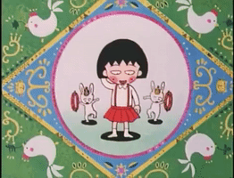 anime japan chibi maruko GIF