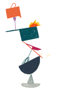 Kitchen Cooking Sticker by Exploding Bakery