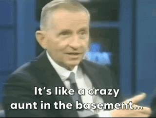 Ross Perot Crazy Aunt GIF by GIPHY News