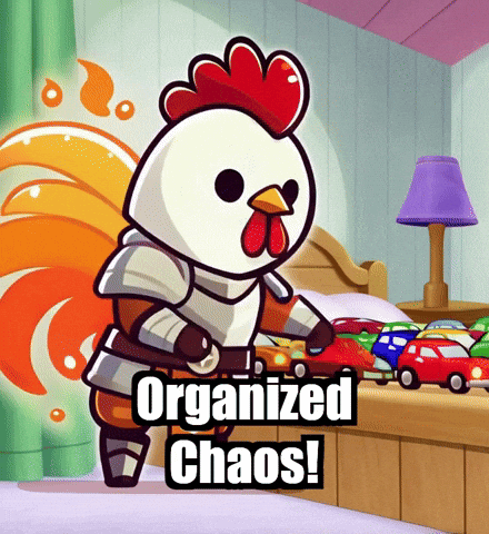 Organization Organized Chaos GIF by Zorooster