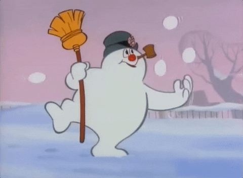 Frosty The Snowman Christmas Movies GIF by GIF Greeting Cards