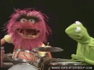 Drums Muppets GIF