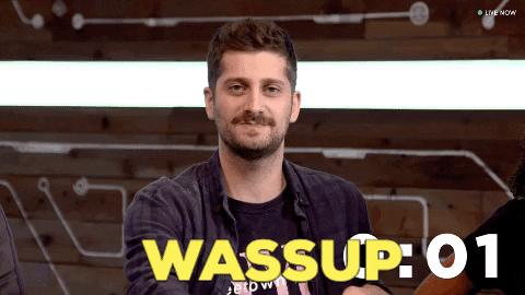 wassup nerdist news GIF by Alpha