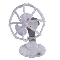 Sweating Chill Out Sticker by Lawrence Becker