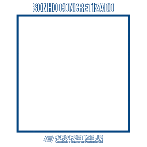 ConcretizeJr giphyupload engenharia moldura sonho Sticker