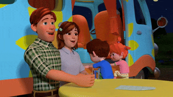 Animation Camping GIF by Moonbug